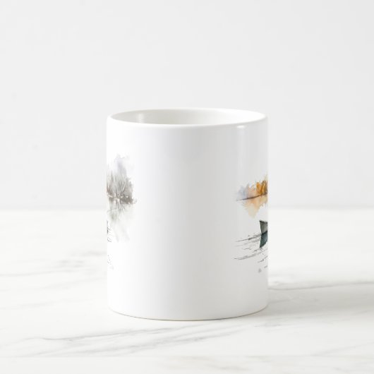 Waterverf Vist meer - Visser Mok (Center)