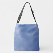 Waterverf Vista Blue Pattern Crossbody Tas (Achterkant)