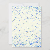 Waterverf Visthema Birthday Uitnodiging (Achterkant)