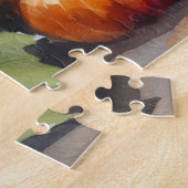 Waterverf Vizsla in het najaar Legpuzzel (Zijkant)