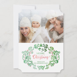 Waterverf  Vlaams kerstCollectie Feestdagenkaart