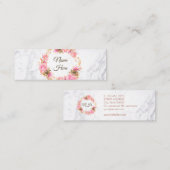 Waterverf Vlaams Marble Mini Visitekaartje (Voorkant / Achterkant)