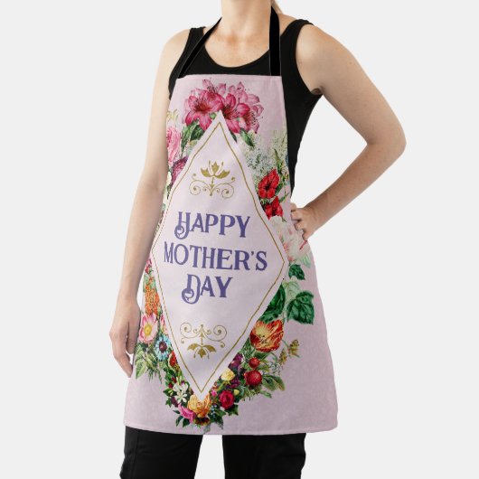  Waterverf Vlaanderen Vloertuinroze Schort (Insitu)