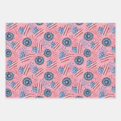 Waterverf vlag van de VS Inpakpapier Vel (Voorkant 2)