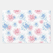 Waterverf vlag van de VS Inpakpapier Vel (Voorkant 3)