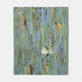 Waterverf Vleekbank waterlilmeer Fleece Deken (Voorkant)