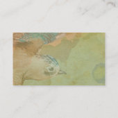 Waterverf vliegende hond visitekaartje (Achterkant)