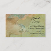 Waterverf vliegende hond visitekaartje (Voorkant)