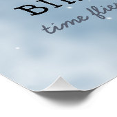 Waterverf Vliegtuig Jongen Verjaardagsfeestje Welk Perfect Poster (Hoek)