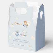 Waterverf Vliegtuig Leuke dieren Verjaardag Bedankdoosjes (Geopend)