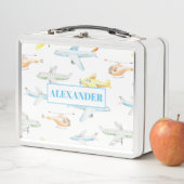 Waterverf vliegtuigen, helikopters en vliegtuigen (In situ)