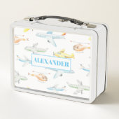 Waterverf vliegtuigen, helikopters en vliegtuigen (Achterkant)