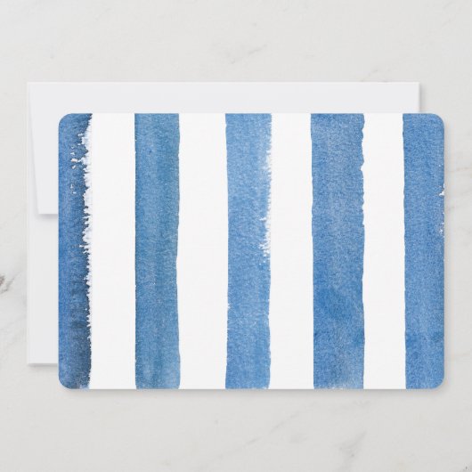 Waterverf vliegtuigjongen geboortekaartjes aankondiging (Achterkant)