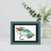 Waterverf Vliegtuigmakerskunst Kaart (Staand voorkant)