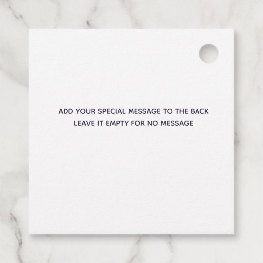 Waterverf Vliegtuigpartij in blauw Bedankjes Labels (Achterkant)