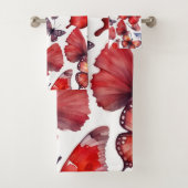 Waterverf vlinder bad handdoek (Insitu)