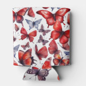 Waterverf vlinder blikjeskoeler (Achterkant)