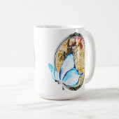 Waterverf vlinder en Lijst Koffiemok (Voorkant rechts)