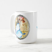 Waterverf vlinder en Lijst Koffiemok (Voorkant links)