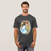 Waterverf vlinder en Lijst T-shirt (Voorkant volledig)