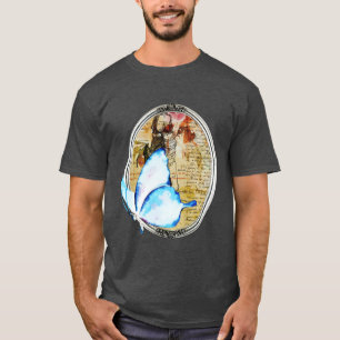 Waterverf vlinder en Lijst T-shirt