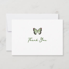 Waterverf Vlinder (Groen) Opmerking Kaart