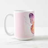 Waterverf Vlinder Kunst Koffiemok (Links)