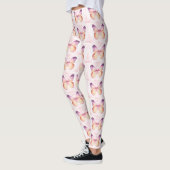 Waterverf Vlinder Kunst Leggings (Links)