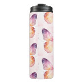 Waterverf Vlinder Kunst Thermosbeker (Voorkant)