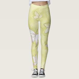 Waterverf vlinder leggings