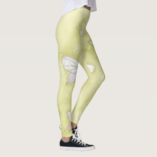 Waterverf vlinder leggings (Rechts)