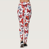 Waterverf vlinder leggings (Achterkant)