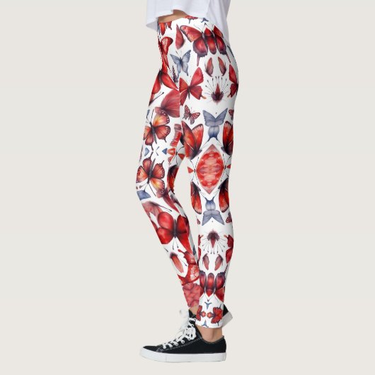 Waterverf vlinder leggings (Links)