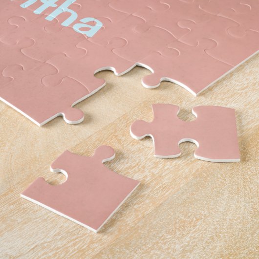  Waterverf vlinder met naam Legpuzzel (Zijkant)