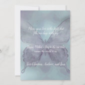 Waterverf Vlinder Moederdag Kaart (Achterkant)