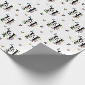 Waterverf vlinder monogram met letter H    Cadeaupapier (Hoek)