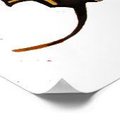 Waterverf vlinder naadloos delicaat patroon poster (Hoek)