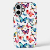 Waterverf Vlinder Patroon Case-Mate iPhone Case (Achterkant)