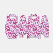 Waterverf vlinder roze bedankdoosjes (Uitgevouwen)