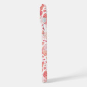 Waterverf Vlinder Roze iPhone Hoesje (Linkerkant)