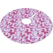 Waterverf vlinder roze kerstboom rok (Gekanteld)