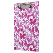 Waterverf vlinder roze klembord (Links)