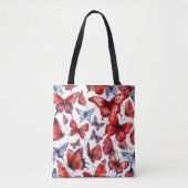 Waterverf vlinder tote bag (Voorkant)