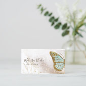 waterverf vlinder visitekaartje (Staand voorkant)