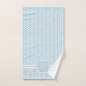 Waterverf vlinderblauw patroonhanddoek bad handdoek (Handdoek)