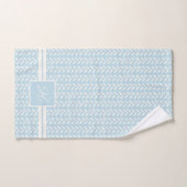 Waterverf vlinderblauw patroonhanddoek bad handdoek (Handdoek)