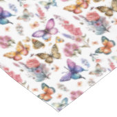  Waterverf vlinderbloemenpatroon Tafelkleed (Gekanteld)