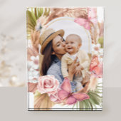 Waterverf vlinderbloemigen Moederdag Fotoblokken