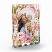 Waterverf vlinderbloemigen Moederdag Fotoblokken (Links)