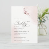 Waterverf vlinderdagavond kaart (Staand voorkant)